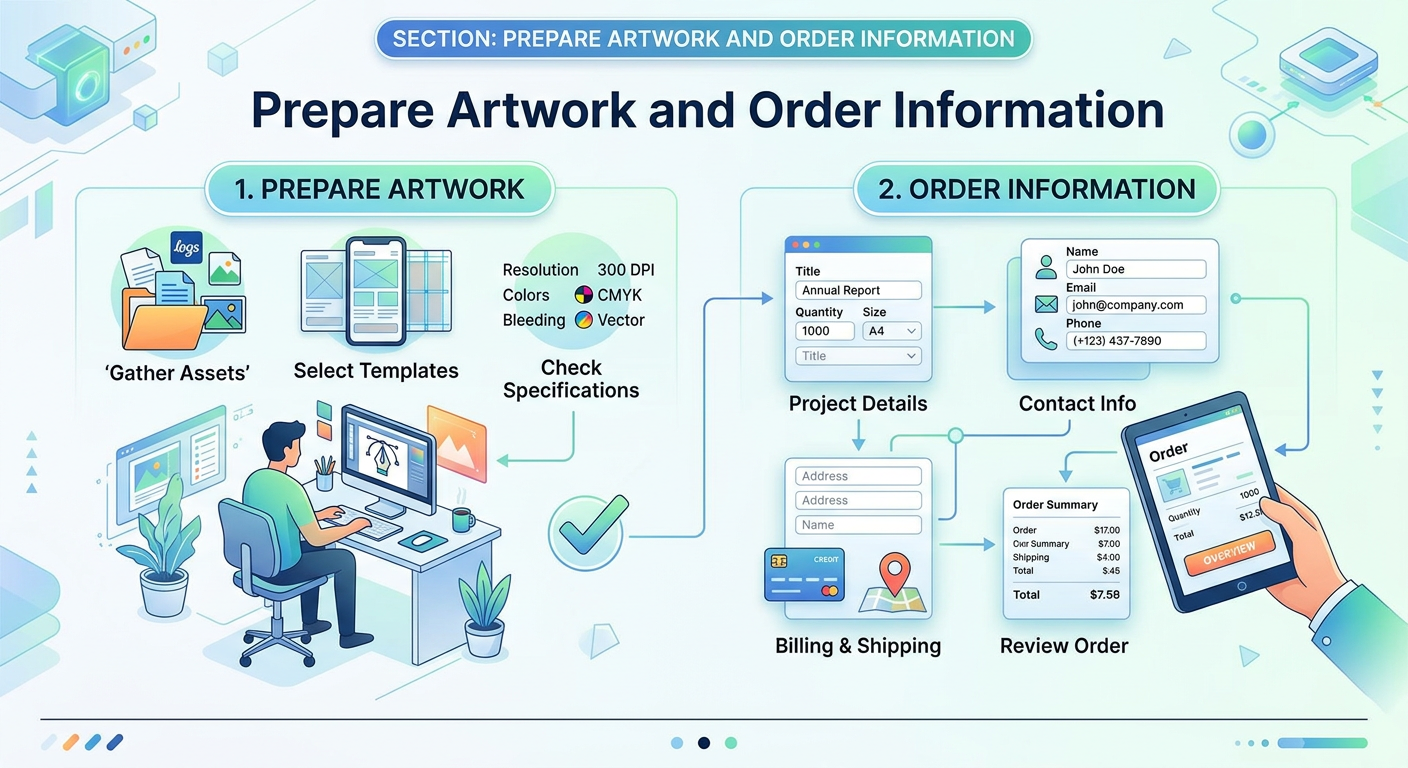 Prepare Artwork and Order Information