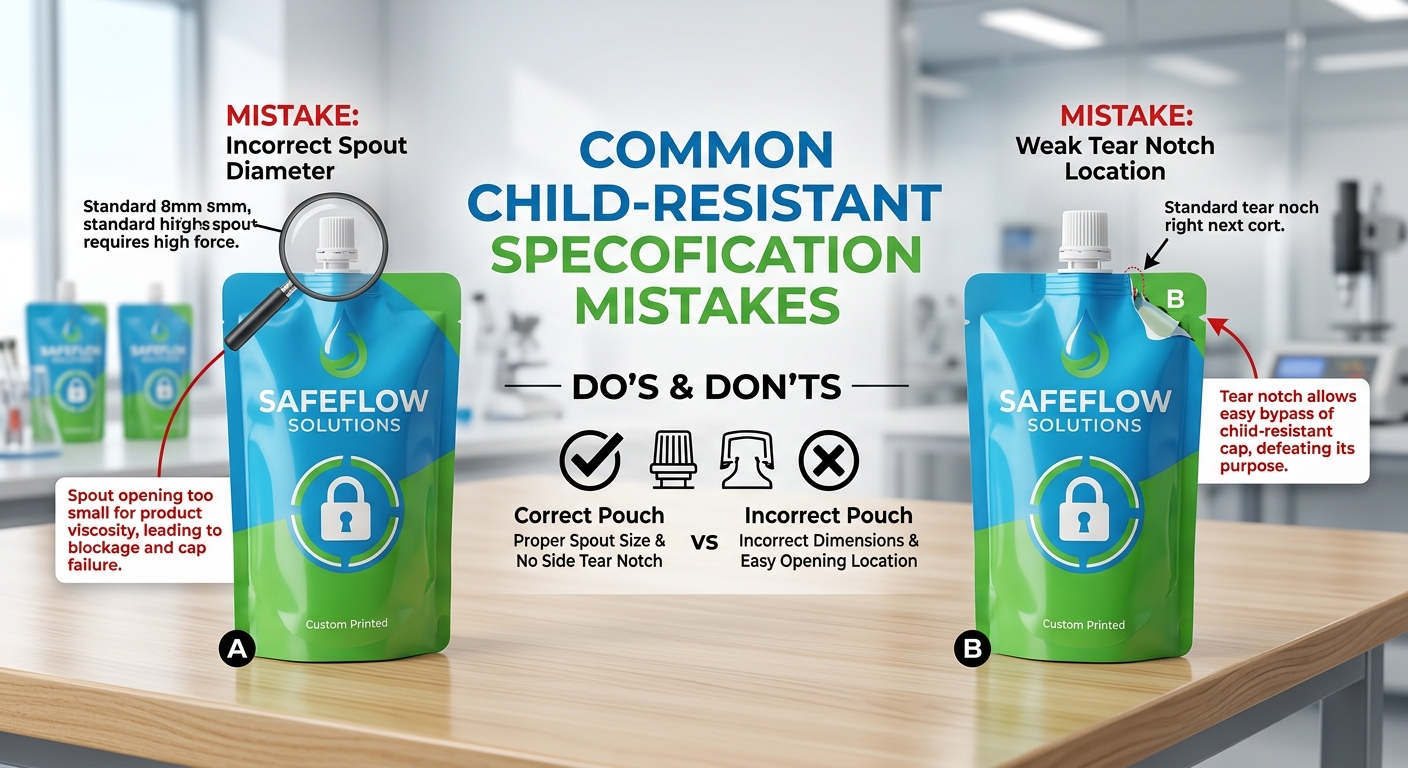 Common Child-Resistant Pouch Specification Mistakes