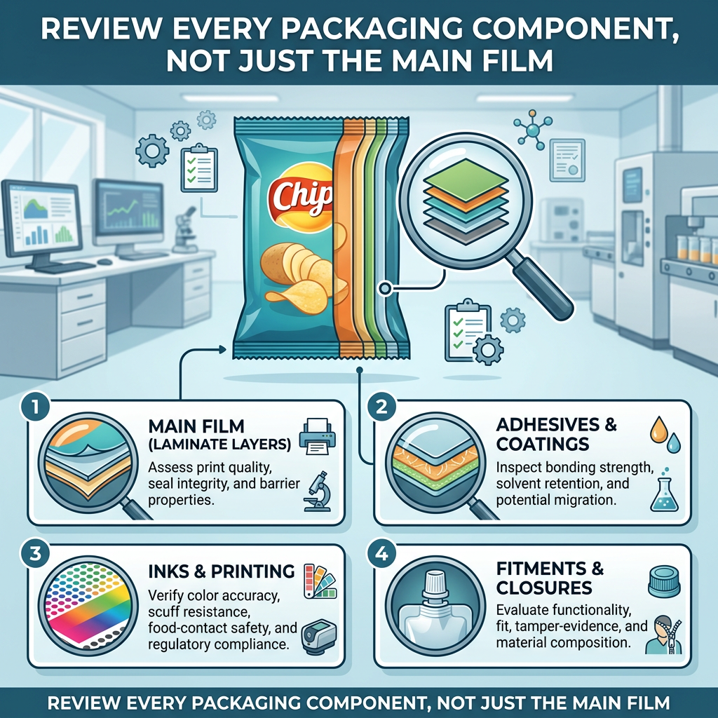 Review Every Packaging Component, Not Just the Main Film