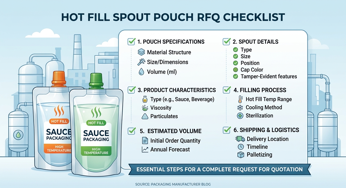 Hot Fill Spout Pouch RFQ Checklist