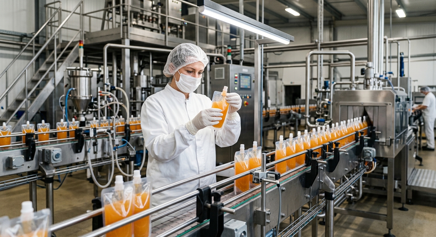 Validation inspection of filled hot-fill spout pouches