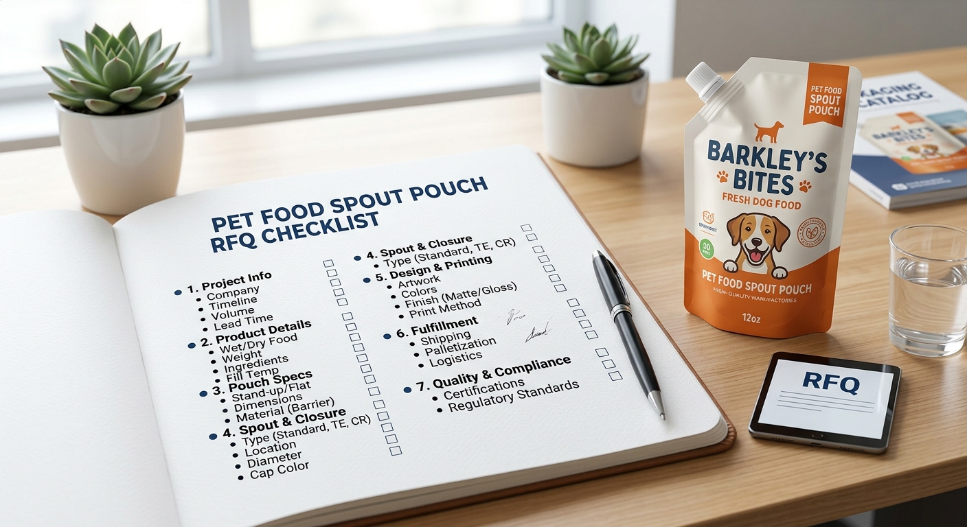 Pet Food Spout Pouch RFQ Checklist