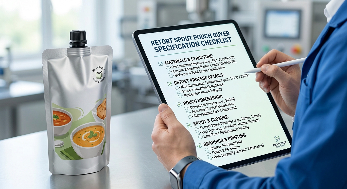 Retort Spout Pouch Buyer Specification Checklist