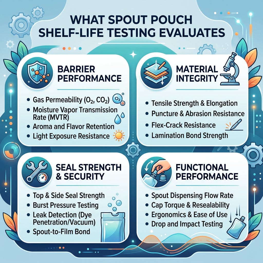 What Spout Pouch Shelf-Life Testing Evaluates