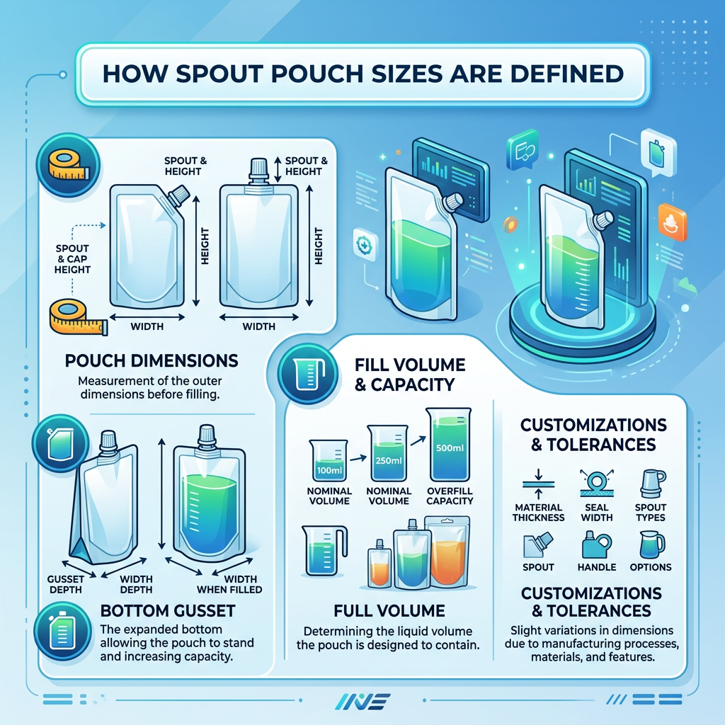 How Spout Pouch Sizes Are Defined