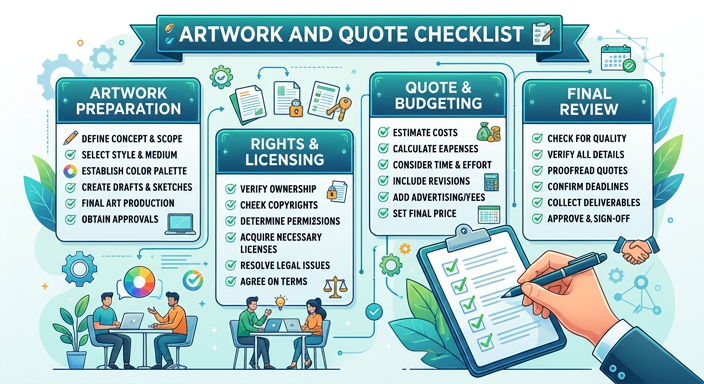 Artwork and Quote Checklist